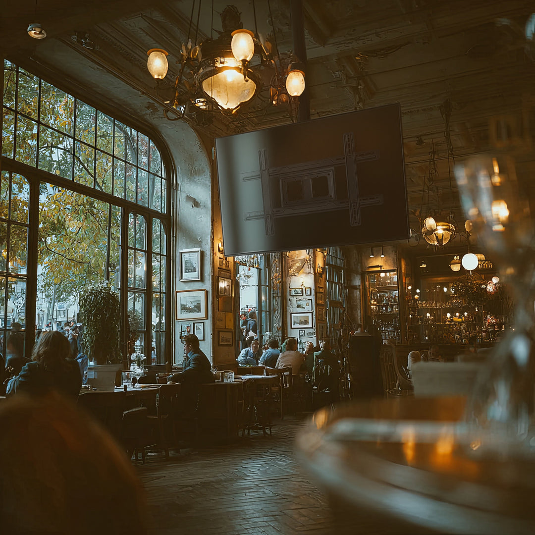 Univerzální držák pro LED LCD OLED QLED TV pro stropní montáž 23-100 "max. 50 kg Max. VESA 600x400