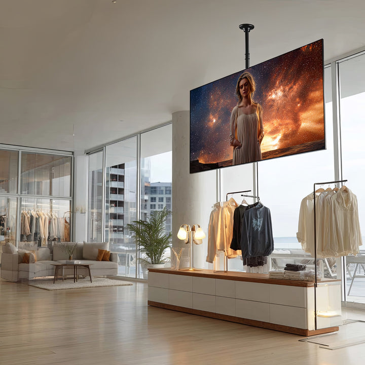 Univerzální držák pro LED LCD OLED QLED TV pro stropní montáž 23-100 "max. 50 kg Max. VESA 600x400