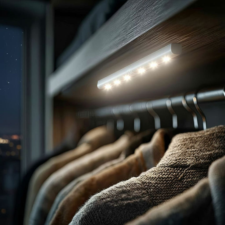 Světelná lišta s pohybovým čidlem 6LED podélná MCE123 Maclean Energy 5xAAA