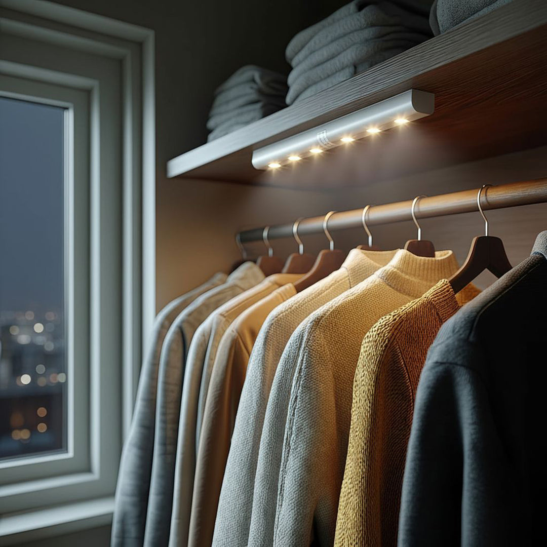 Světelná lišta s pohybovým čidlem 6LED podélná MCE123 Maclean Energy 5xAAA