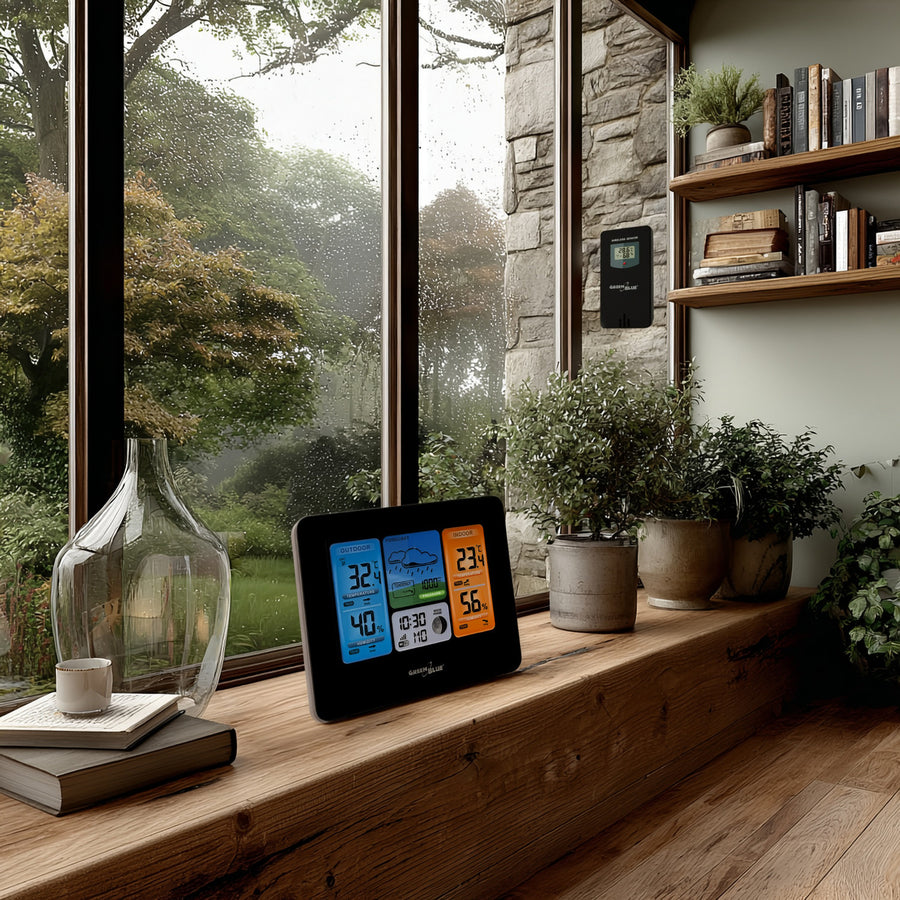 Bezdrátová meteorologická stanice GreenBlue GB522 WiFi fáze měsíce