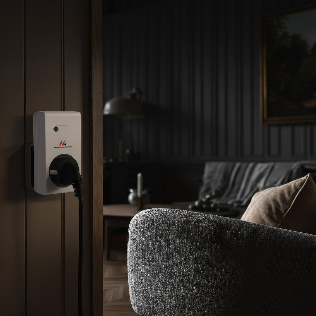 Dálkově ovládané zásuvka Maclean MCE151 ext 1ks - rozsah: cca 30 metrů v otevřeném prostoru