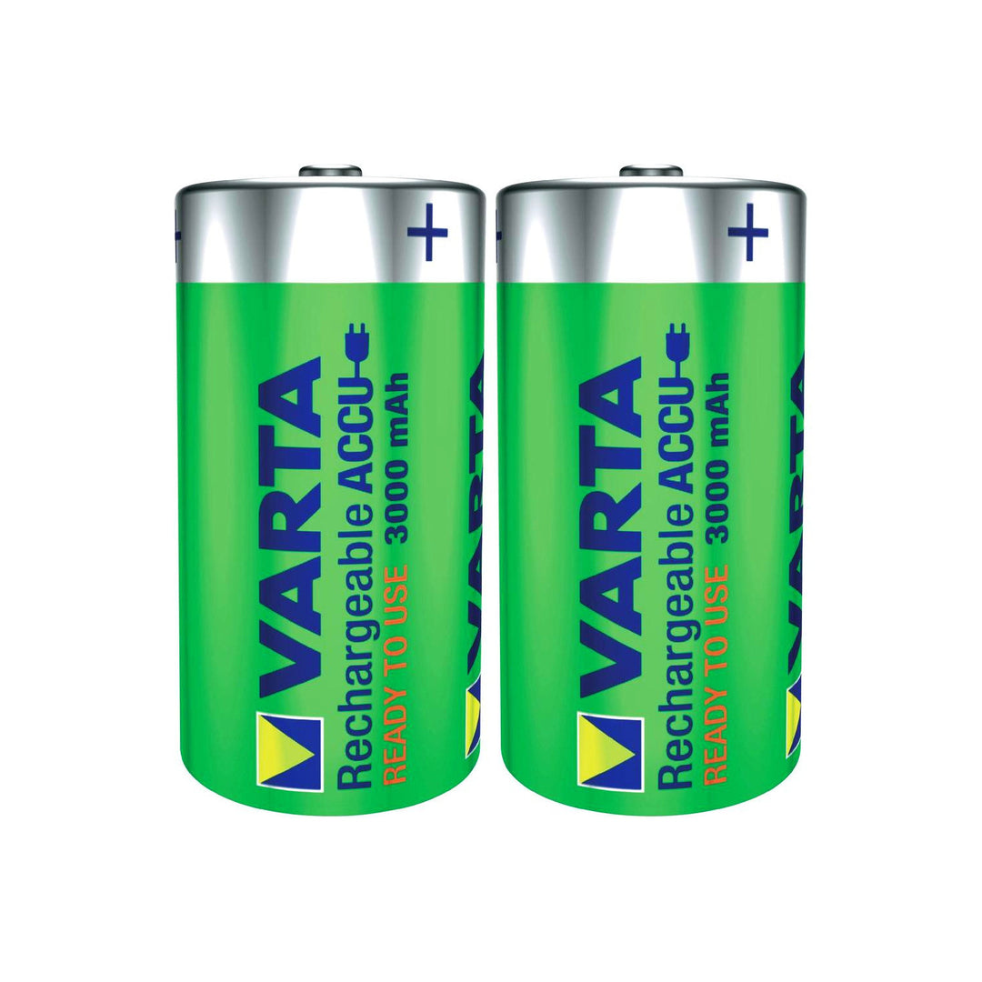 2x dobíjecí baterie Varta Ready2Use R14 C, kapacita 3000 mAh