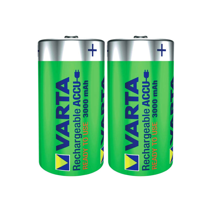2x dobíjecí baterie Varta Ready2Use R14 C, kapacita 3000 mAh