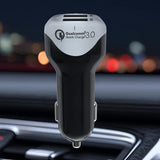 Nabíječka do auta 2xUSB Maclean Energy MCE157 Qualcomm Quick Charge QC 3.0 plus kabel 1,5 m