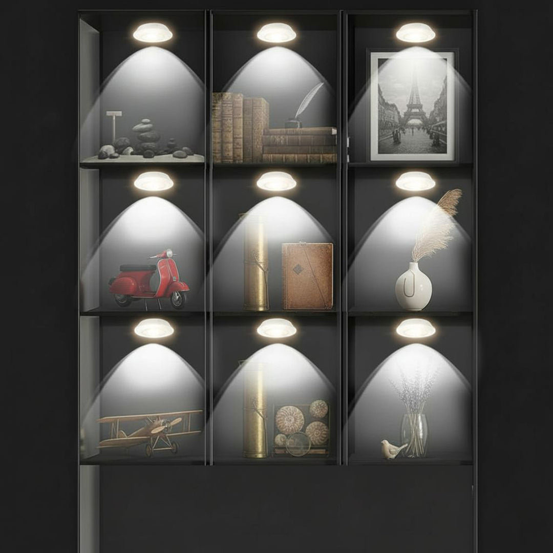 Sada 6 LED světel Maclean Energy s ovládačem na  baterie 3xAAA MCE165 Maclean