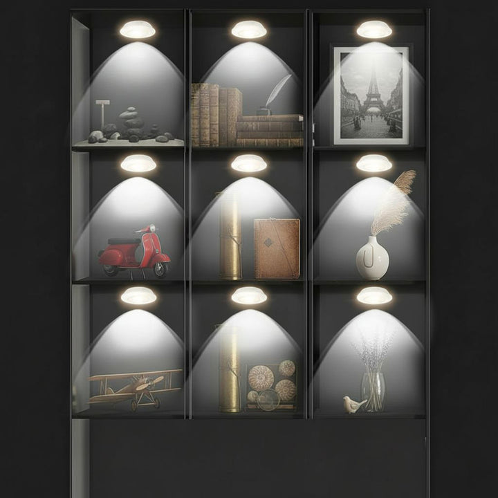 Sada 6 LED světel Maclean Energy s ovládačem na  baterie 3xAAA MCE165 Maclean