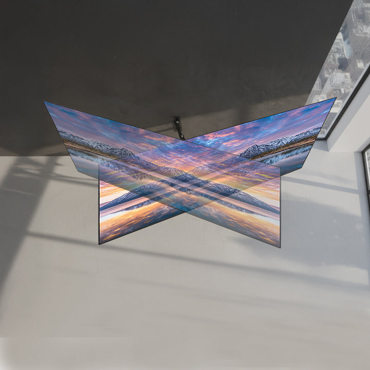 Věšák pro televizor nebo monitor 13-55" 30kg universální Maclean MC-759 černý max vesa 400x400