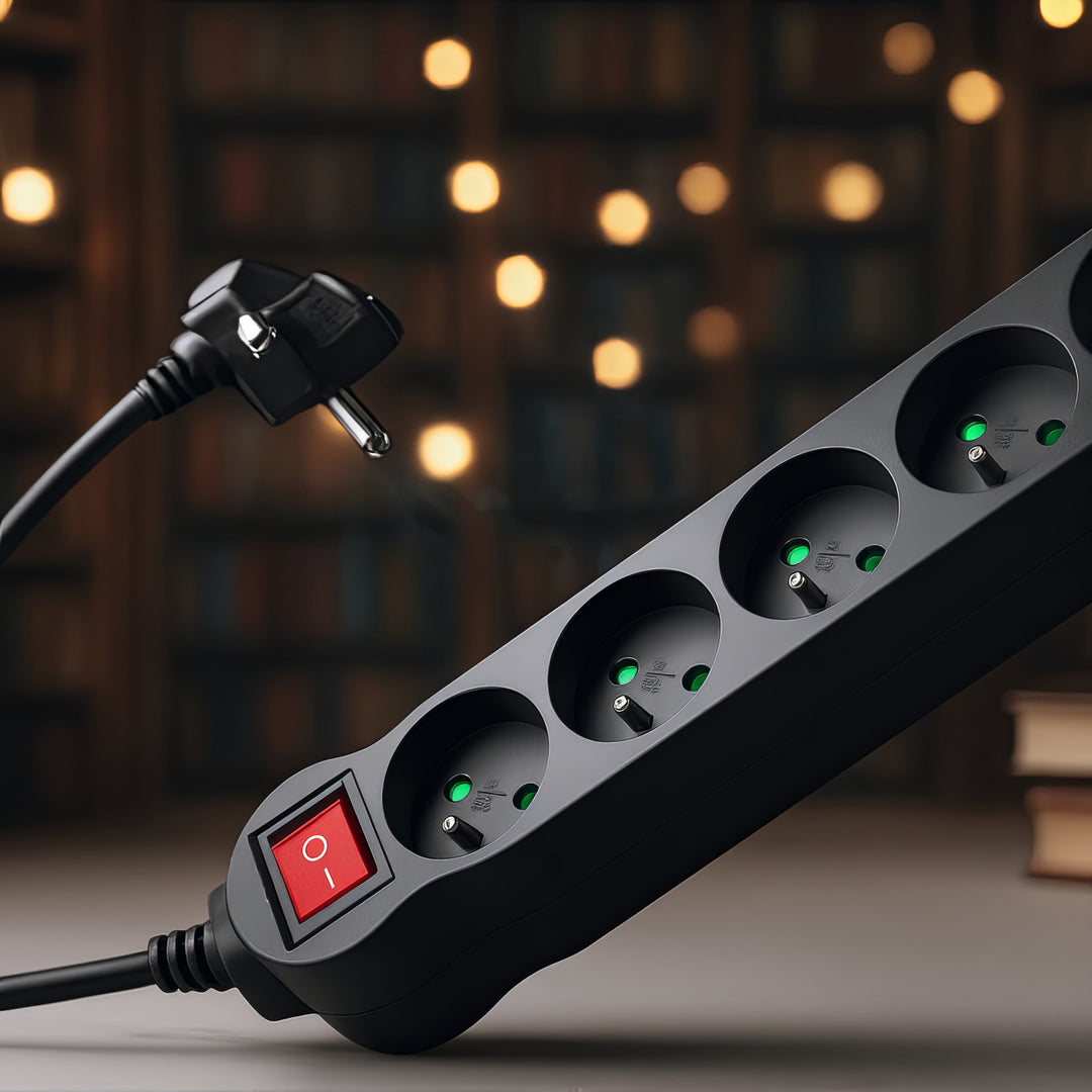 Napájecí lišta Maclean Energy MCE183 Prodlužovací kabel s 5 zásuvkami a vypínačem