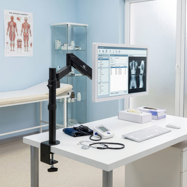 Držák pro monitor otočný na stůl LCD MC-775 s plynovou pružinou 17 "-32" 8 kg