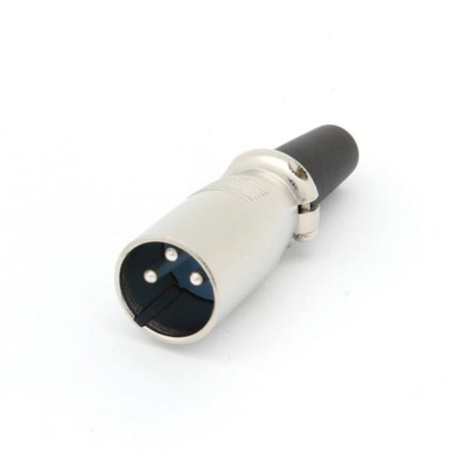 3P XLR konektor krátký CA093 samec pro audio systémy poniklovaný povrch