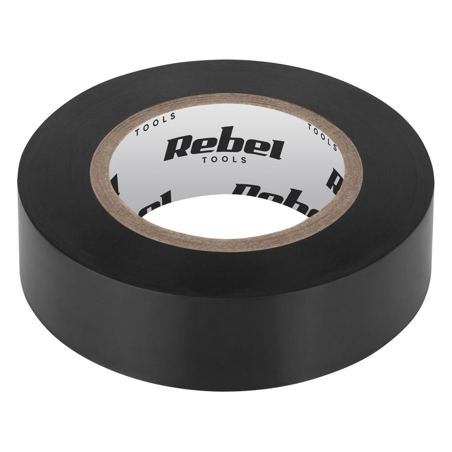 Lepicí izolační páska REBEL (0,13 mm x 19 mm x 10 yd) černá