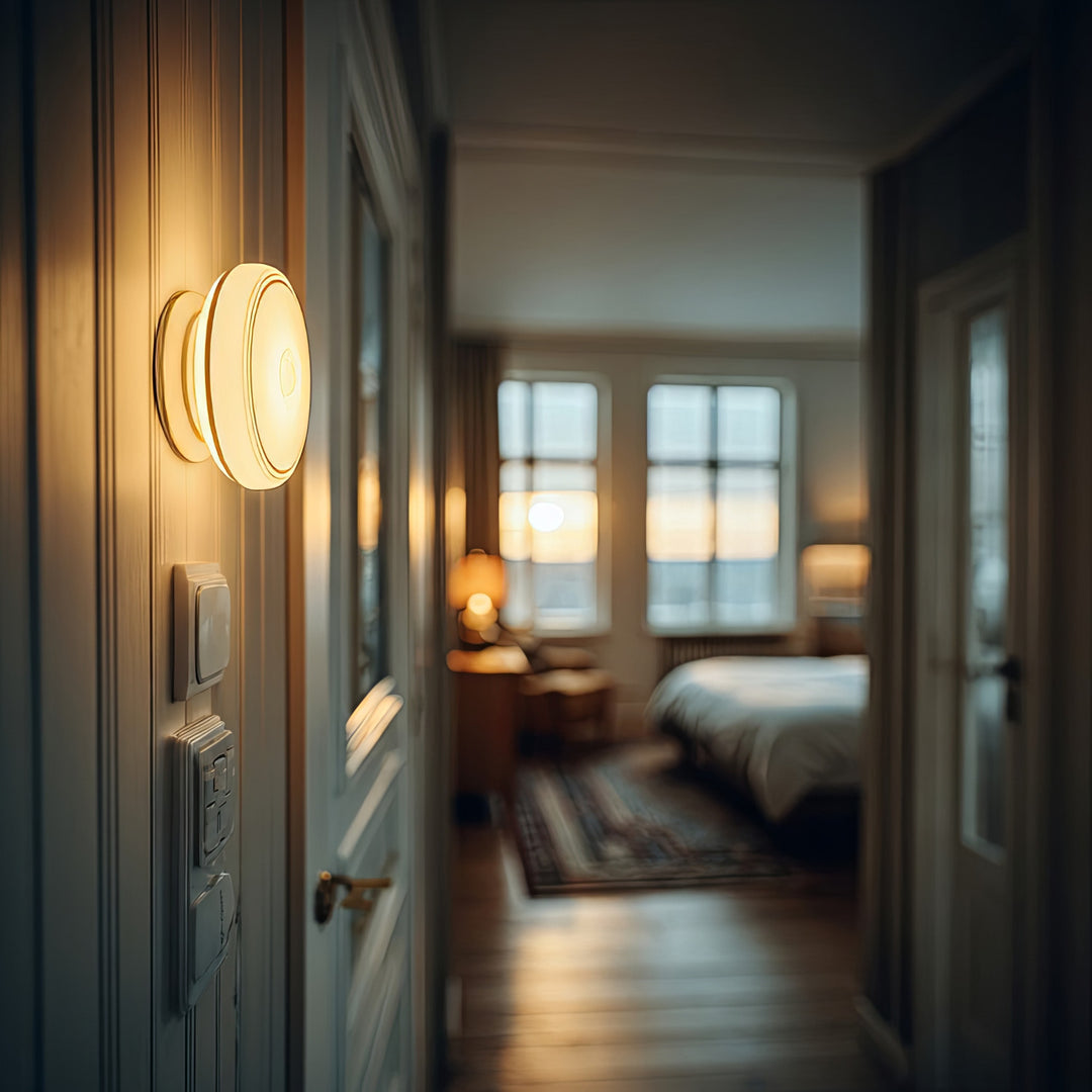 LED lampa lampička 11 LED  se snímačem pohybu a senzorem soumraku Maclean Energy MCE223