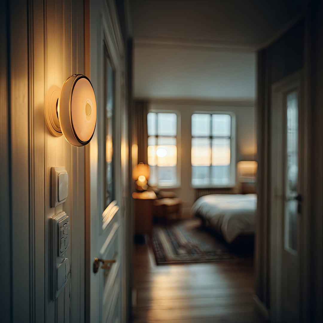 LED lampa lampička 11 LED  se snímačem pohybu a senzorem soumraku Maclean Energy MCE223