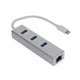 Adaptér USB-C na gigabitový Ethernet pro vysokorychlostní síťové připojení Velleman PCMP202