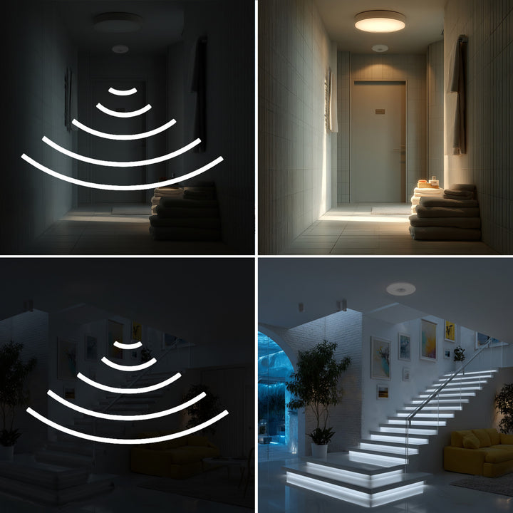 Stropní čidlo pohybu PIR Maclean Energy MCE231 max. 100W (LED) dosah 6m