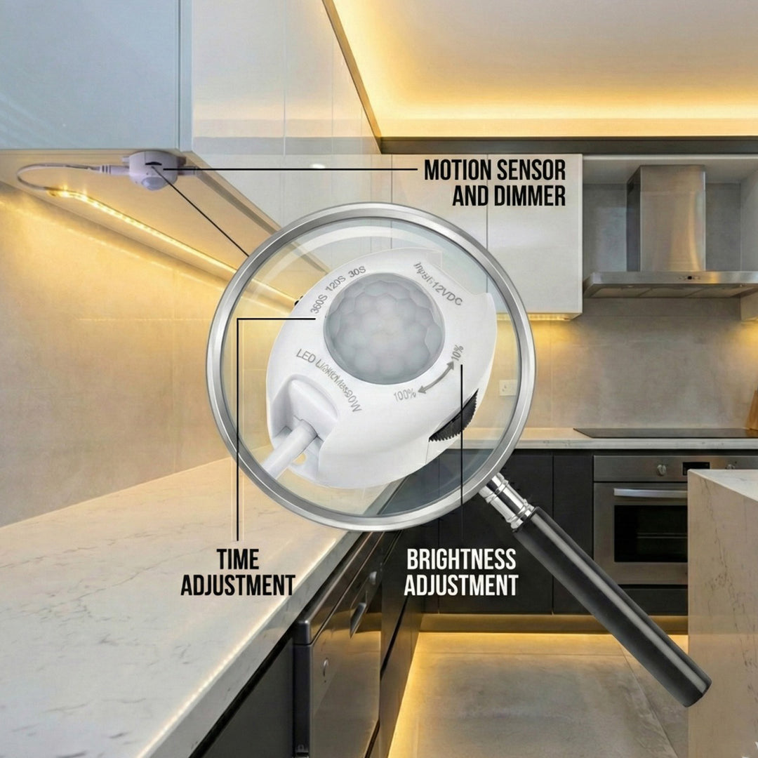 Infračervený LED senzor 12v max 60W MCE242 Maclean Energy pro LED pásky