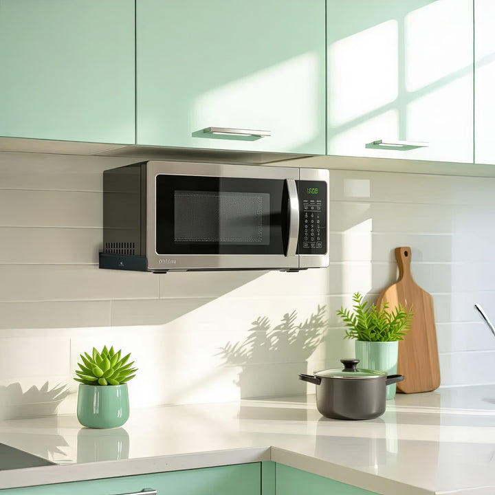 Univerzální držák pro mikrovlnnou troubu Maclean MC-807 až do 35 kg - černý