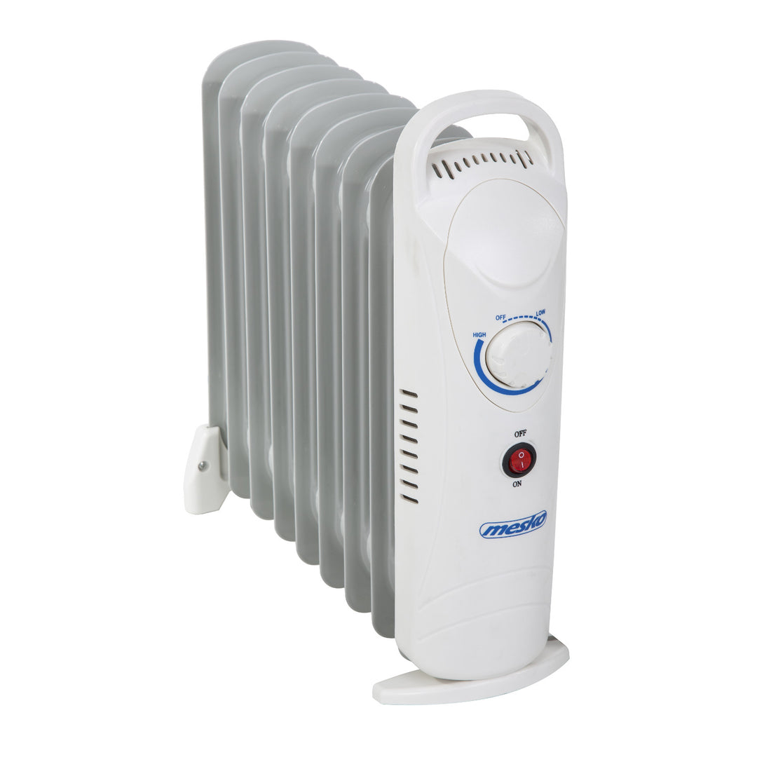 Olejový ohřívač Mesko, 9 žeber, 1000W, regulace teploty, šedý, MS 7805