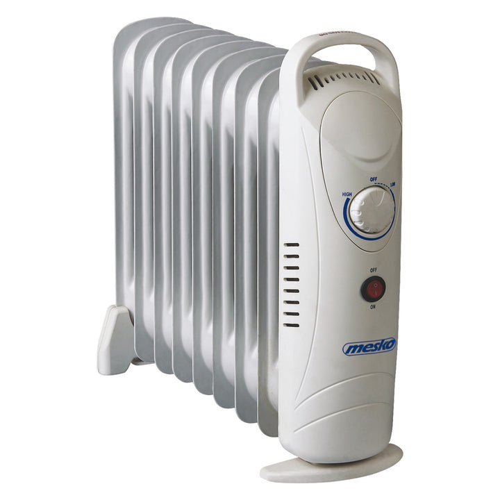 Olejový ohřívač Mesko, 9 žeber, 1000W, regulace teploty, šedý, MS 7805