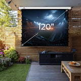 Elektrické projekční plátno Maclean, napínané Premium, nástěnné nebo stropní, 120", 4:3, MC-993