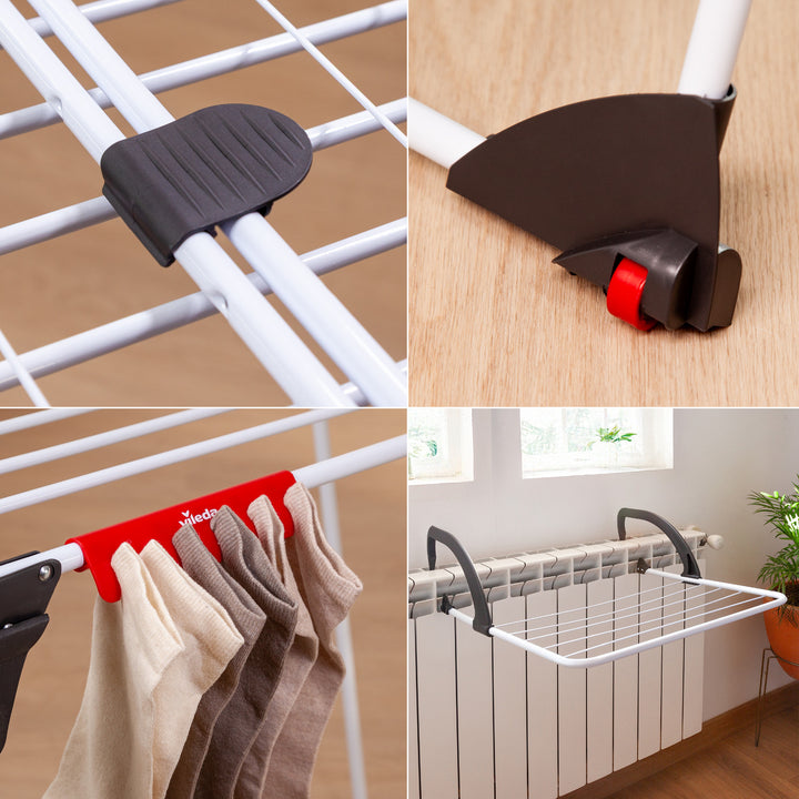 Sušák na prádlo Vileda Premium 2v1 s blokádou křídel