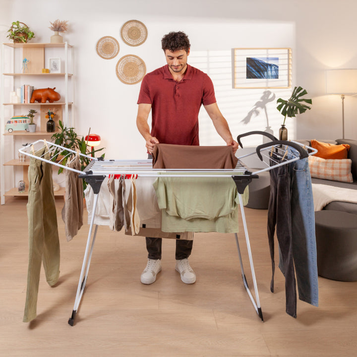 Sušák na prádlo Vileda Premium 2v1 s blokádou křídel