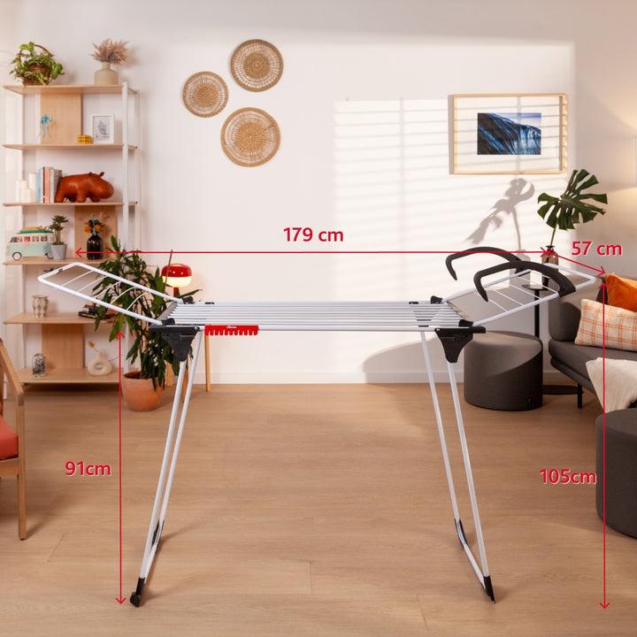 Sušák na prádlo Vileda Premium 2v1 s blokádou křídel