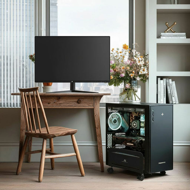 Držák vozíku pro počítačový CPU na kolech MC-851 max. 10kg