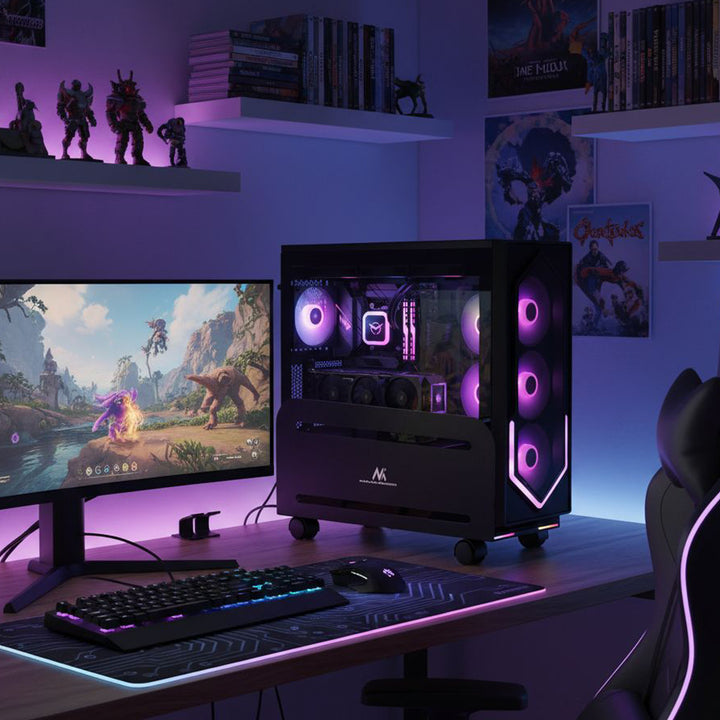 Držák vozíku pro počítačový CPU na kolech MC-851 max. 10kg