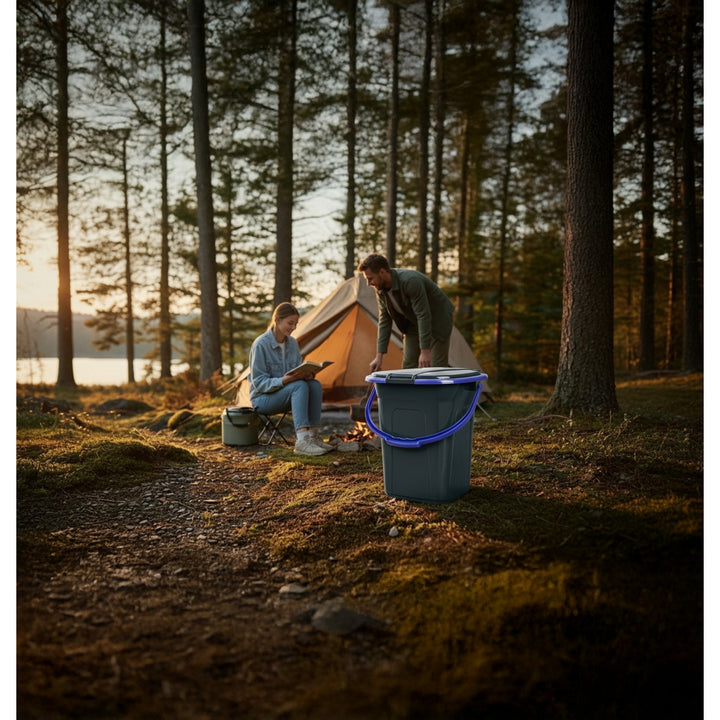 Turistická toaleta GreenBlue GB320BB černo-modrá 19 L