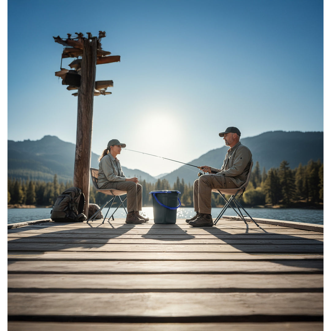 Turistická toaleta GreenBlue GB320BB černo-modrá 19 L