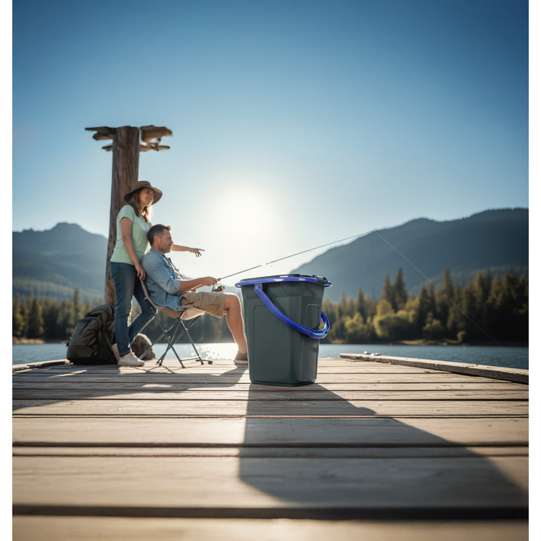 Turistická toaleta GreenBlue GB320BB černo-modrá 19 L