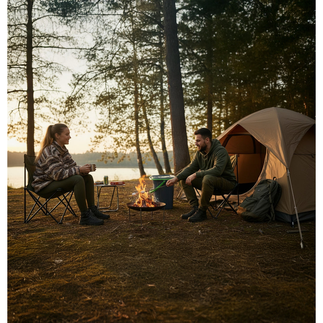 Turistická toaleta GreenBlue GB320BG černo-zelená 19 L