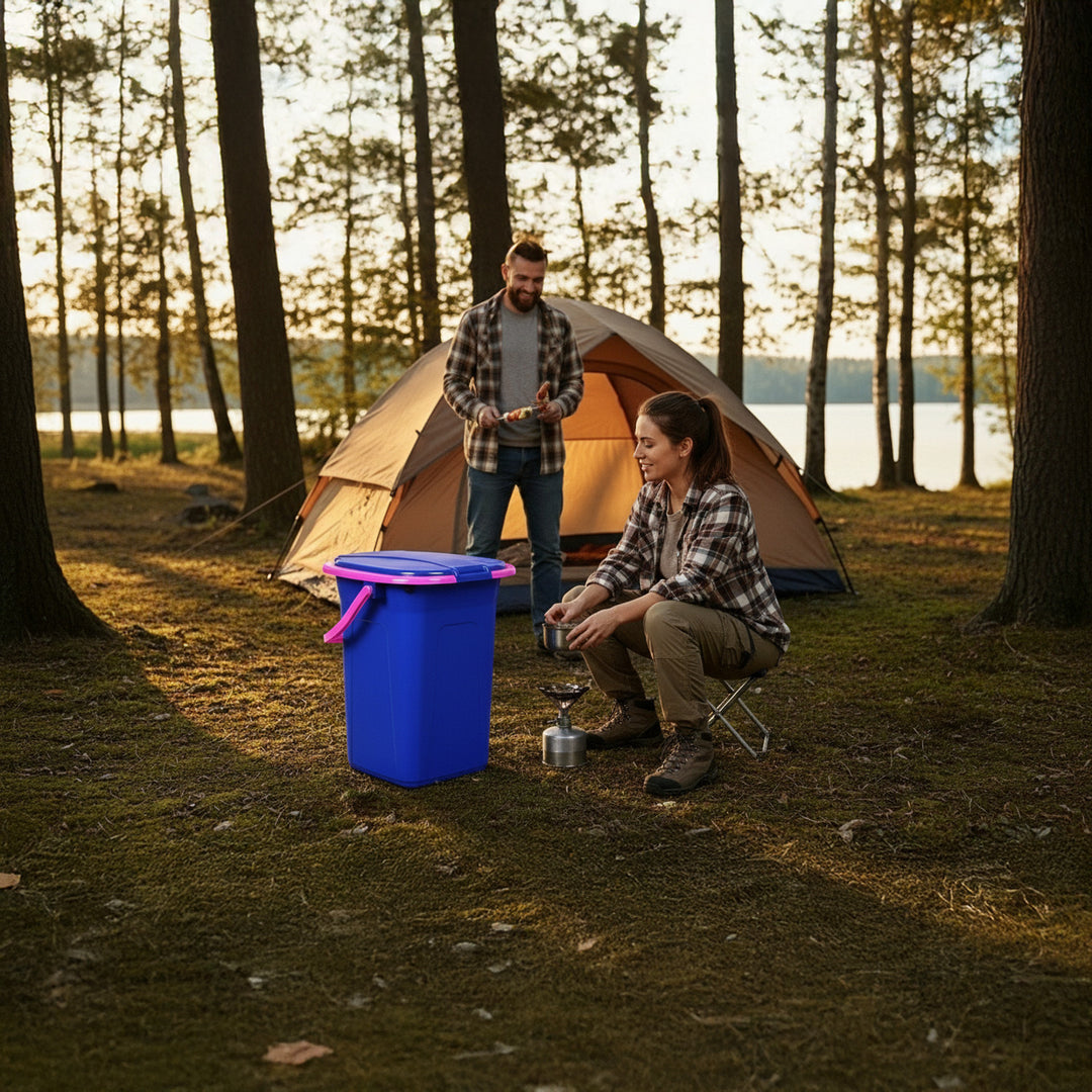 Turistická toaleta GreenBlue GB320BR modro-růžové 19L