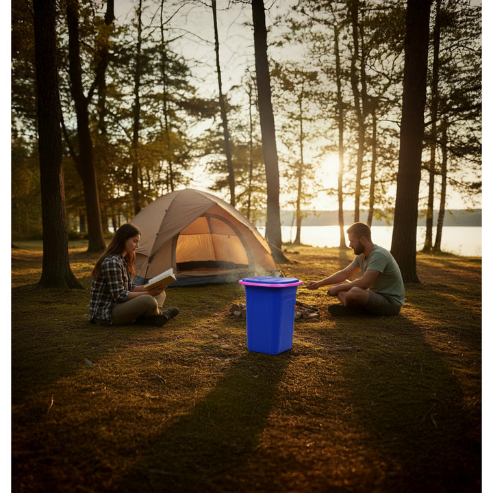 Turistická toaleta GreenBlue GB320BR modro-růžové 19L