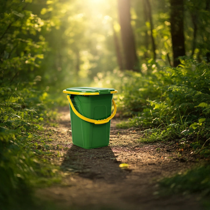 Turistická toaleta GreenBlue GB320GO tmavě zelená-oranžová 19L