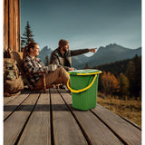 Turistická toaleta GreenBlue GB320GO tmavě zelená-oranžová 19L