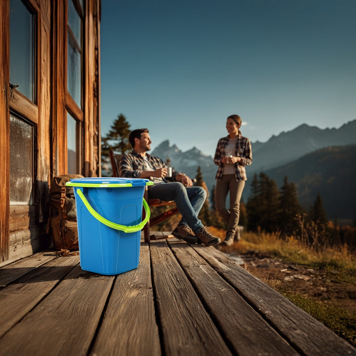 Turistická toaleta GreenBlue GB320BL modro-zelená 19L