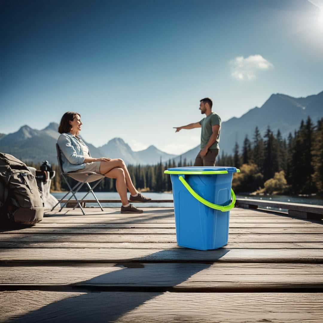 Turistická toaleta GreenBlue GB320BL modro-zelená 19L