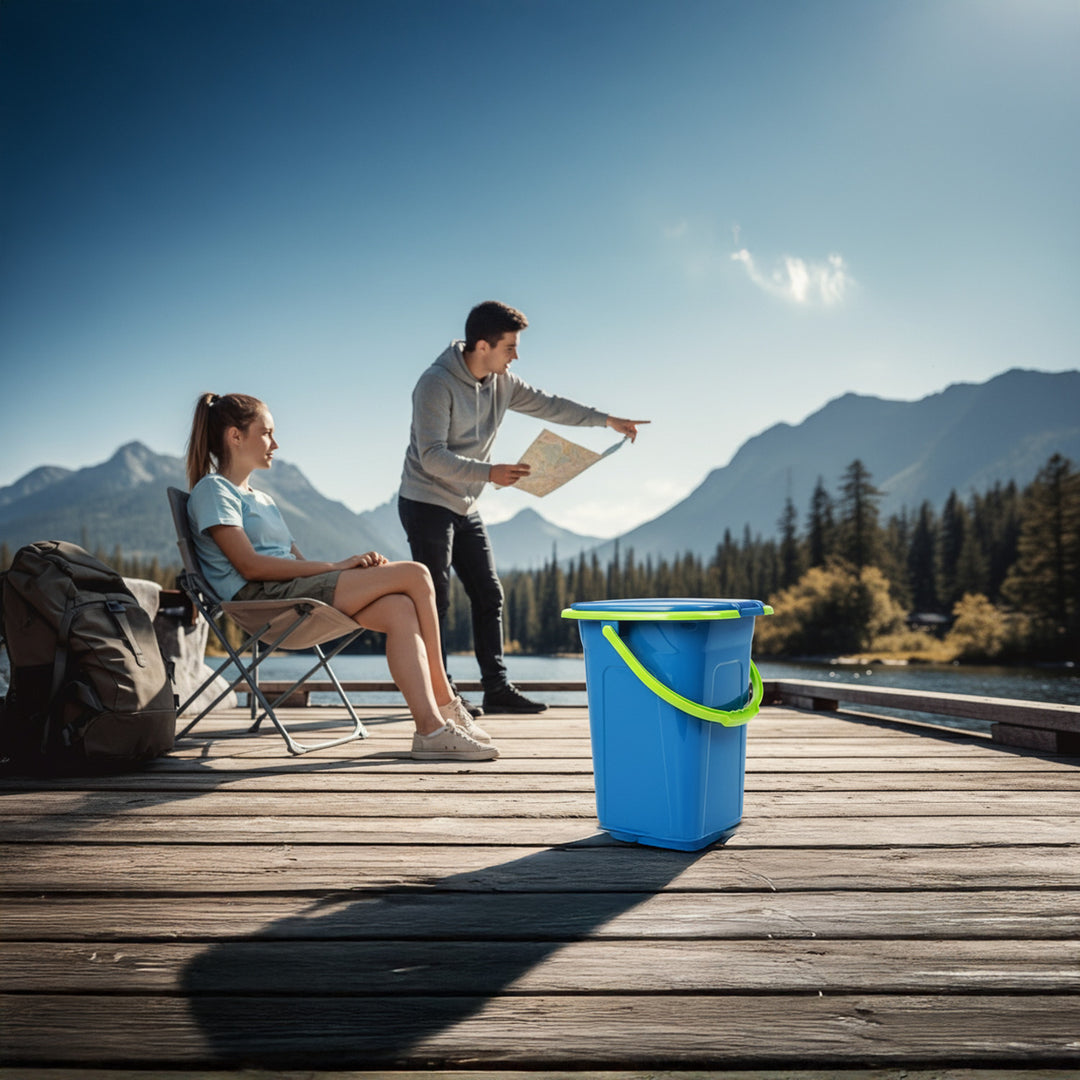 Turistická toaleta GreenBlue GB320BL modro-zelená 19L