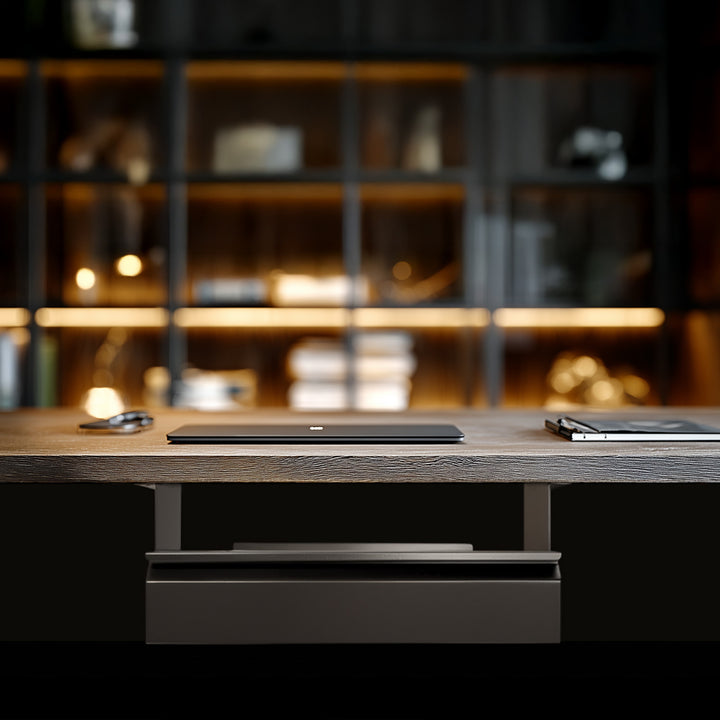 Ergonomická černá zásuvka organizér pod stůl Maclean MC-875 max. 5 kg