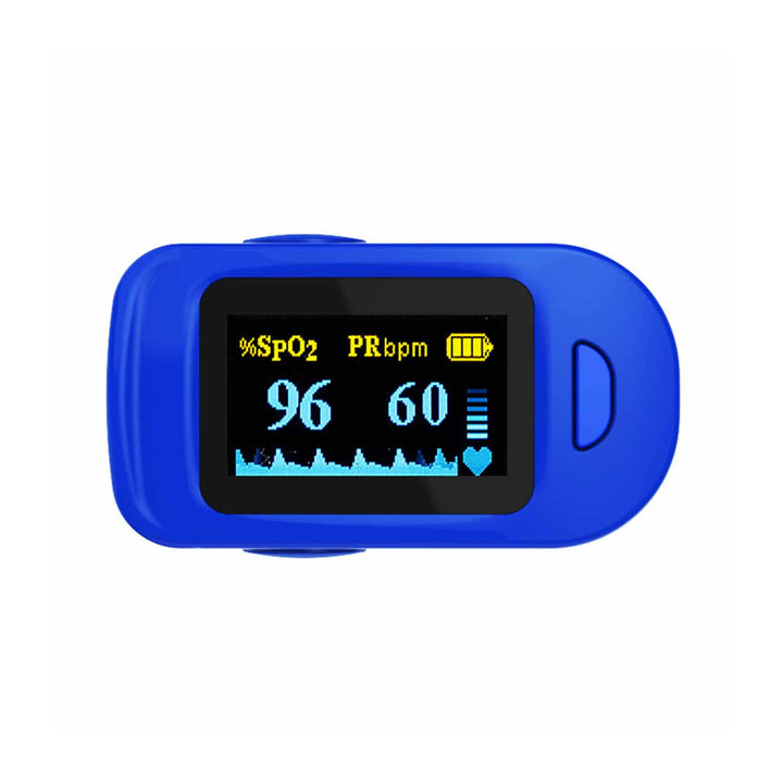 Prstový pulzní oxymetr, CE Tech-Med TM-PX30, modrý