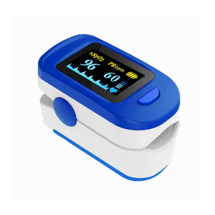 Prstový pulzní oxymetr, CE Tech-Med TM-PX30, modrý