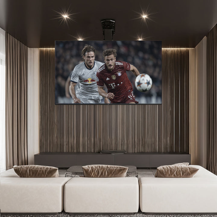 Elektrický stropní televizní držák 32 "-70" 35 kg max. dálkové ovládání Maclean MC-880 max VESA 600x411