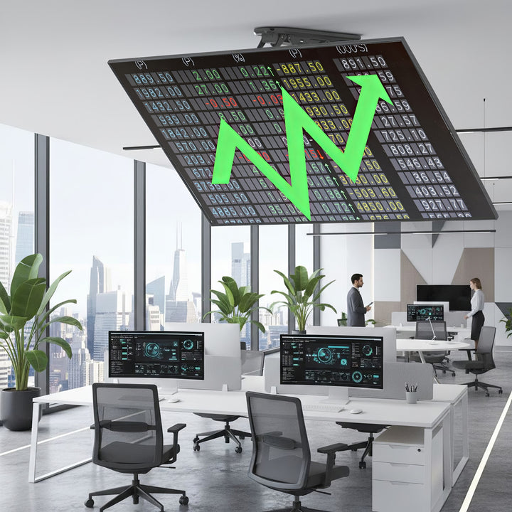 Elektrický stropní televizní držák 32 "-70" 35 kg max. dálkové ovládání Maclean MC-880 max VESA 600x411