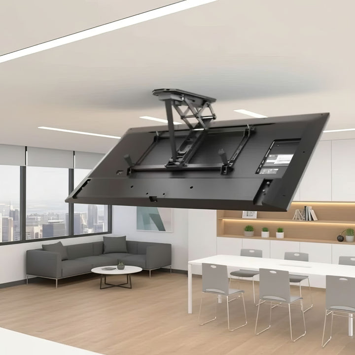 Elektrický stropní televizní držák 32 "-70" 35 kg max. dálkové ovládání Maclean MC-880 max VESA 600x411