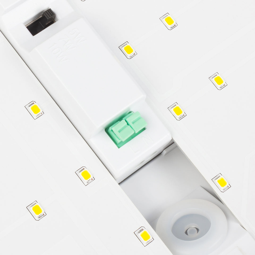 Světlo Maclean LED, domovní číslo, se soumrakovým senzorem, bílé, max. 10W, IP65, neutrální barva (4000K), max. 1000lm, MCE292 W
