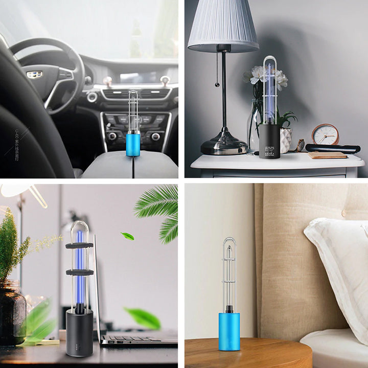 Germicidní sterilizační lampa 2v1 OZONE / UV-C Promedix PR-210 C modrá