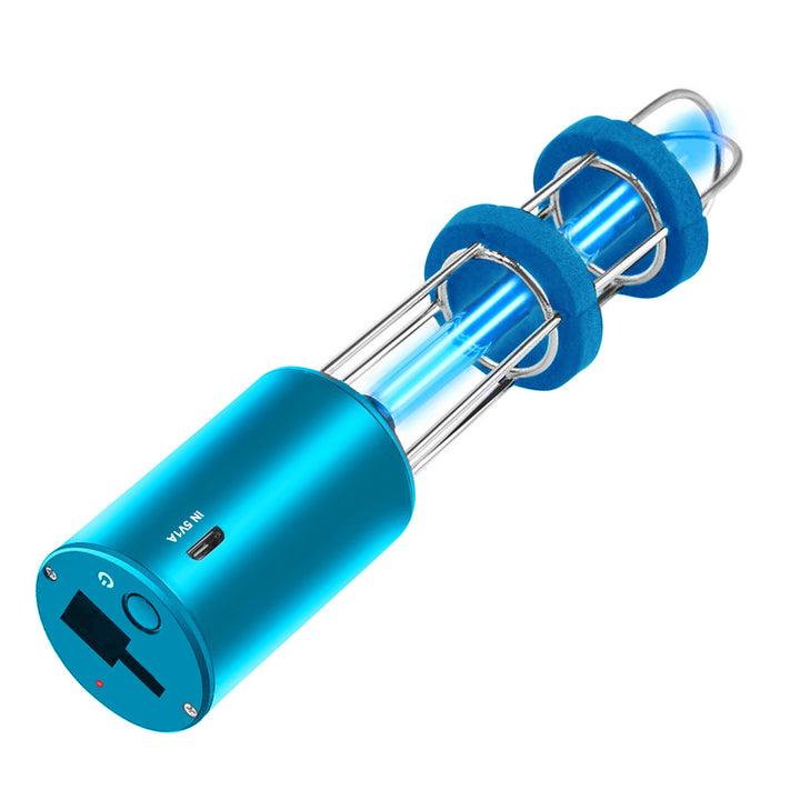 Germicidní sterilizační lampa 2v1 OZONE / UV-C Promedix PR-210 C modrá